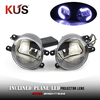 

Car Styling LED fog lens inclined plane For Toyota RAV4 Camary DRL fog lights+led DRL led day running