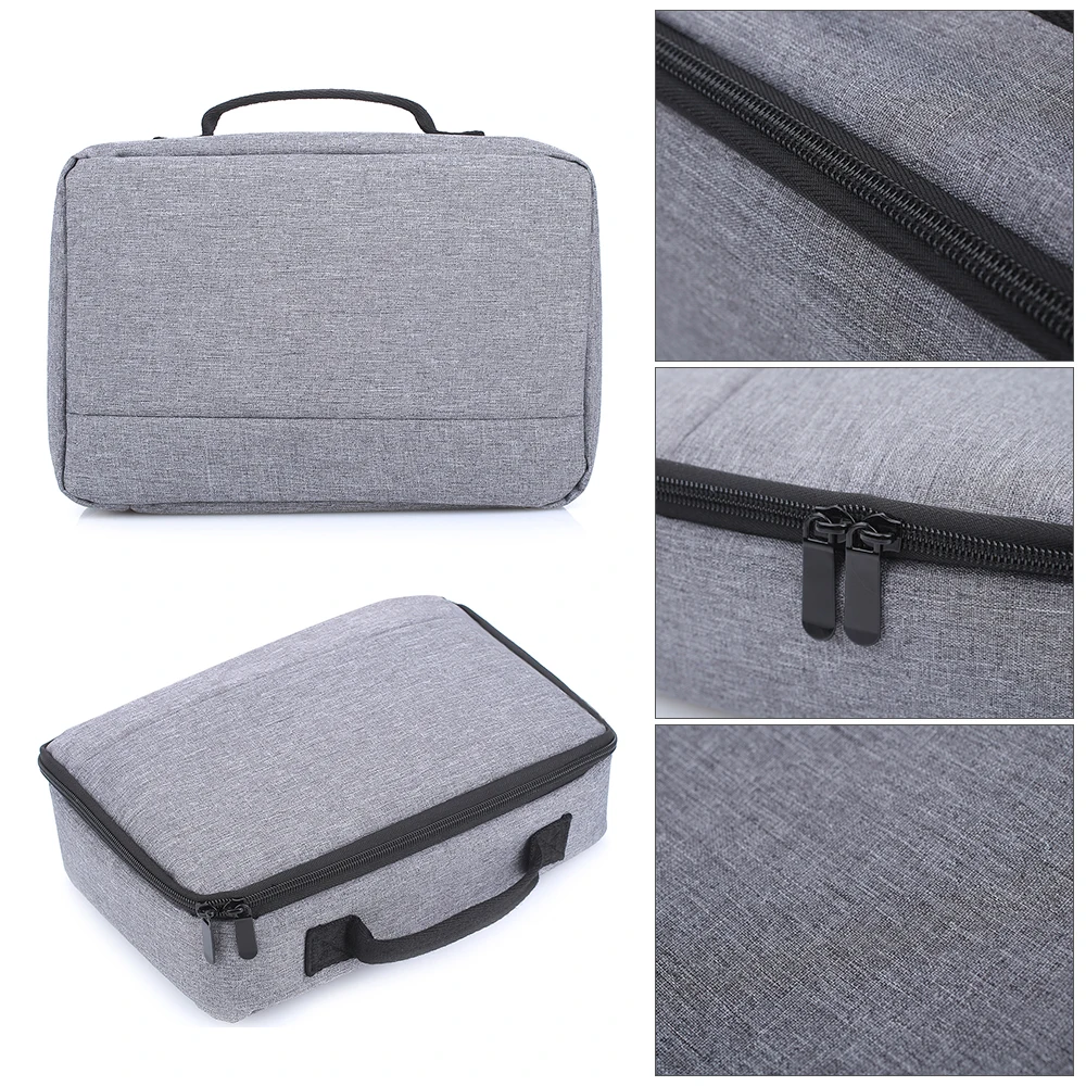 Bolsa portátil Universal para Proyector LED, soporte para la mayoría de los accesorios para proyectores, bolsa de almacenamiento protectora de 29,5x9,5x19cm, para UNIC CP600 Mini