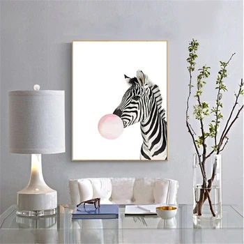 

Zebra B Paintings By Numbers DIY Pictures Oil Coloring By Numbers Set Gift Drawing By Numbers Canvas Decor New Arrivals