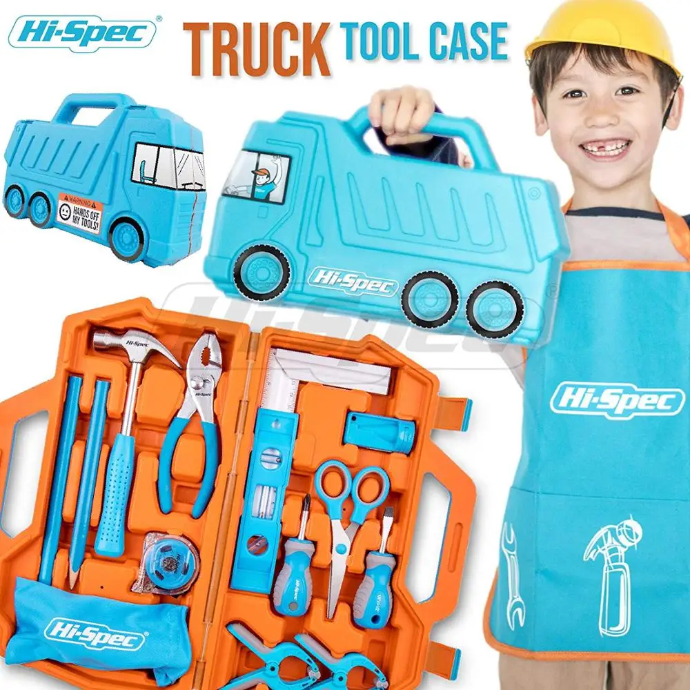 Hi-Spec My First Tool Set Real Children Kids Tool Set Small Size DIY Hand Tool Set Toy Gift Tools for Kids Boys Girls