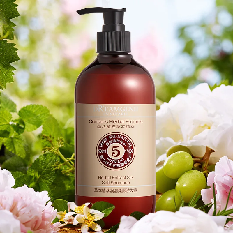 

500ml Herbal Essence Shampoo Nourishing Repairing Hair Shampoo Herbal Extract organic hair loss shampoo Damaged Hair Dry Oily