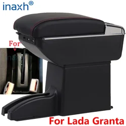 Para Lada Granta reposabrazos para Lada Granta compartimento de reposabrazos para coche Almacenamiento de contenido de tienda central caja brazo Auto accesorios detalles interiores