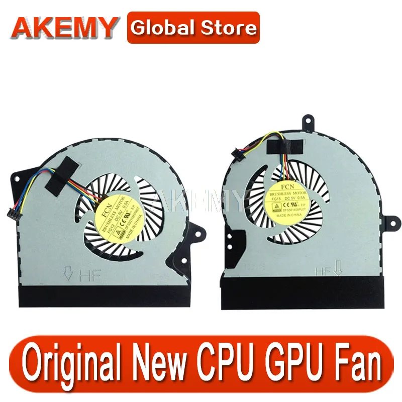 Оригинальный новый процессор GPU кулер вентилятор Радиатор для ASUS ROG G751 G751J G751JM G751JL