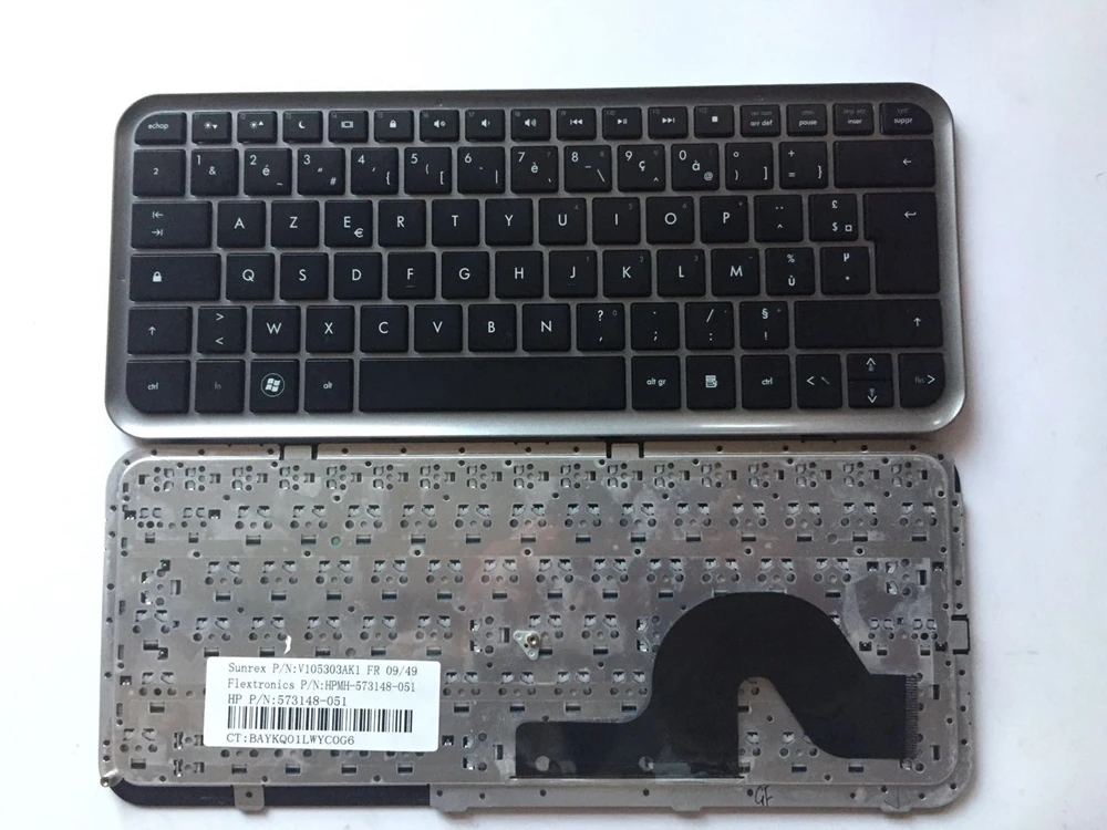 

New FR French Keyboard for HP pavilion DM3 dm3-1000 dm3t-1000 dm3z-1000 black wtih Silver frame Laptop Keyboard