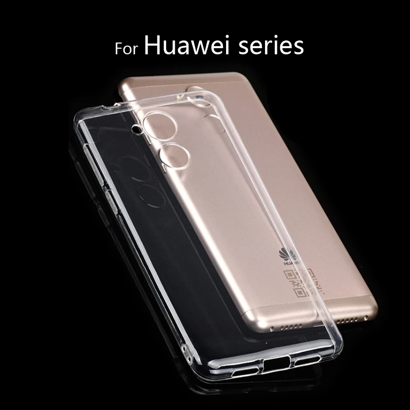 Прозрачный чехол для телефона Huawei Honor 6A 6C 6X 5X 7X 8 9 P8 P9 P10 lite 2017 V9 V10 Mate 10 Nova 2