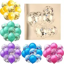 Горячее предложение 30/40 шт 12-дюймовый блестки воздушных шаров из латекса, праздничные вечерние выставка декораций комплект мульти-цветной латекс декоративные шары