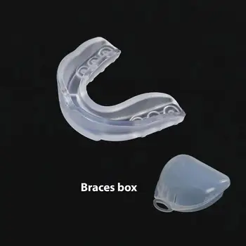 

Transparent Boxing Mouth Guard for Adults Orthodontic Orthosis Boxing Football Basketball Tooth Protector Safety Dental Trainer