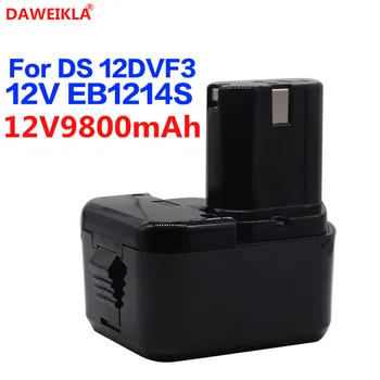 

100% Hitachi EB1214S DS12DVF3 Rechargeable Battery 12V 9800mAh Ni-CD Cordless Drill Batteria for EB1212S EB1220BL EB1214L EB1230