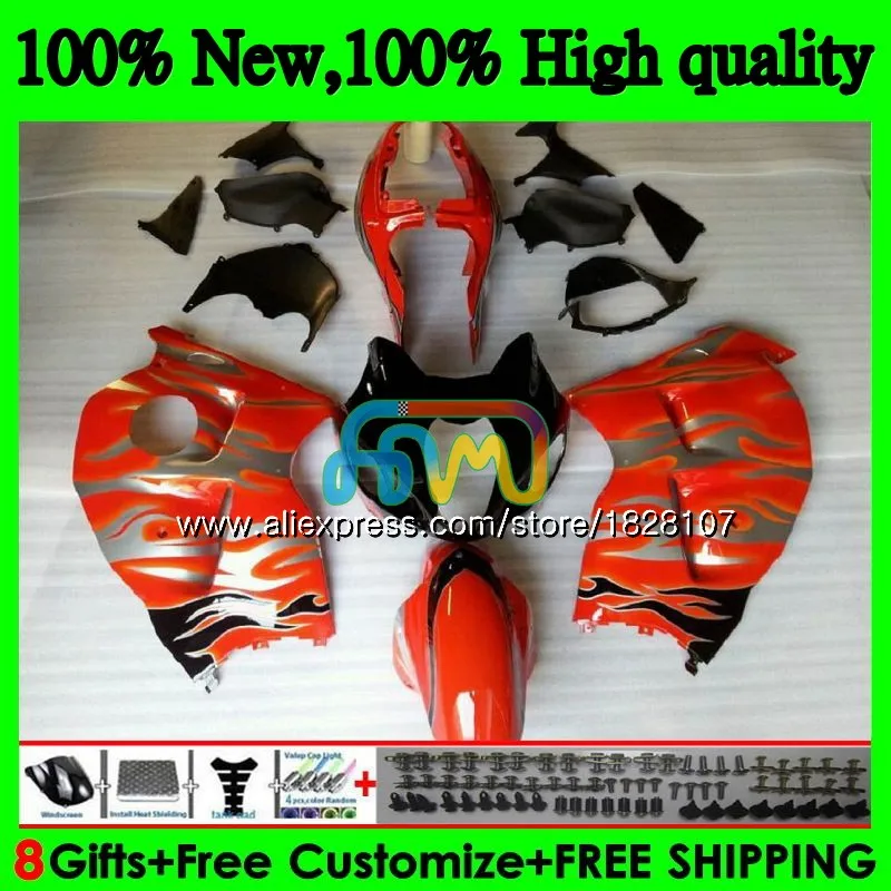 GSXR-1300 для SUZUKI Hayabusa GSXR1300 96 02 03 04 05 06 Горячая orange 07 49BS. 89 GSXR 1300 2002 2003 2004 2005 2006 2007 обтекатель - Цвет: No. 1
