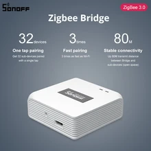 Sonoff ZBBridge Smart Zigbee Bridge Enable Variety Zigbee Devices/Sensors Work with WiFi Via eWeLink 32 Zigbee based Switches