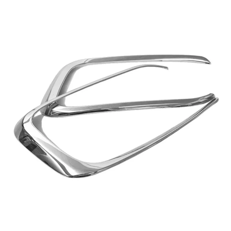 ABS Chrome For Citroen Elysee C-Elysee 2017 accessories Car front fog lamps lights Cover Trim car styling 2pcs