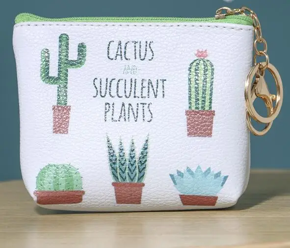 zhilicactus Kawaii Totoro Mini Girls Coin Purse Small Light Wallet Slim Women Zipper New Cute Totoro Fox Elephant Cat Owl Coin Purse - Цвет: zhilicactus