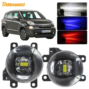 

Buildreamen2 For Fiat 500 L4 1.4L 2012 2013 2014 2015 Car 4000LM LED Bulb Front Fog Light Devil Eye DRL H11 12V 2 Pieces