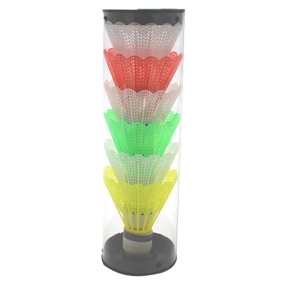 12pcs/set Badminton Ball Colorful Shuttlecocks Beginners Practice Interaction Gym Accessories Recreation Sports Training Game