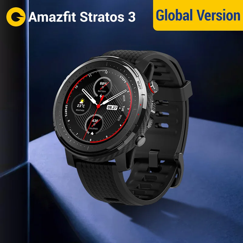 Huami Amazfit Stratos 3 Смарт спортивные часы gps для мужчин и женщин многофункциональные