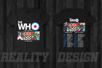 

The Who Tour 2020 T Shirt Moving On Roger Daltrrey Pete Townshend UK + US Music