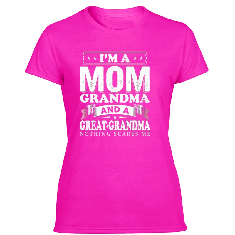 Новинка, футболка с надписью «i'm a mom grandma and a great grandma nothing» г., одежда для мужчин футболка с солнечным светом хлопковая Футболка в стиле хип-хоп с круглым вырезом
