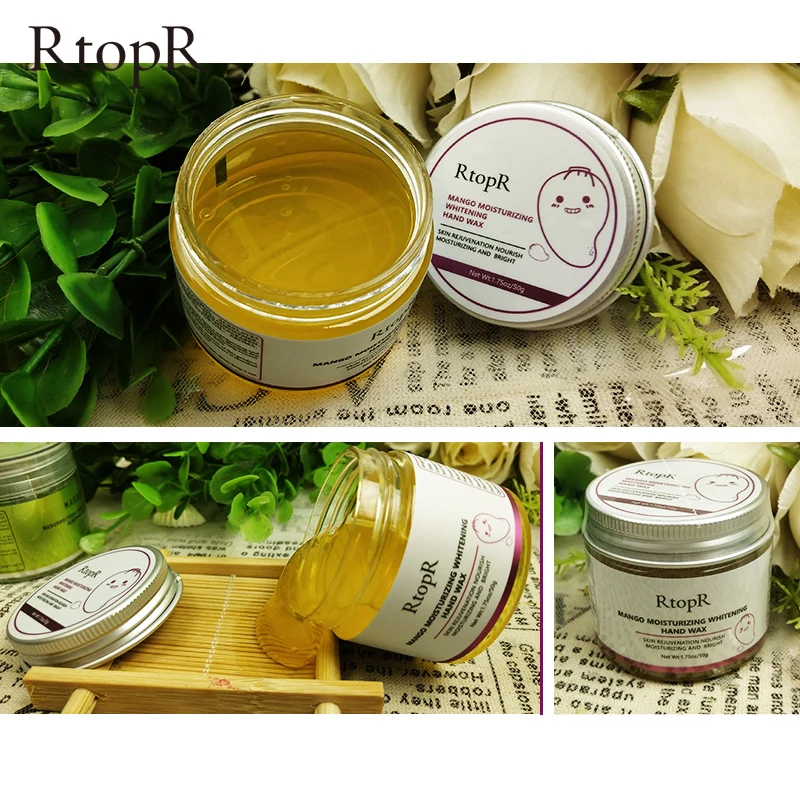 2 шт. увлажняющий отбеливающий воск для рук RtopR с манго омоложение кожи питает