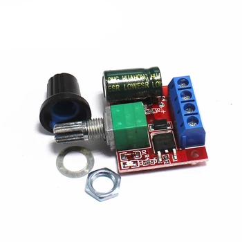 

PWM DC motor speed regulator 5V-35V speed switch 5A switch function LED dimmer