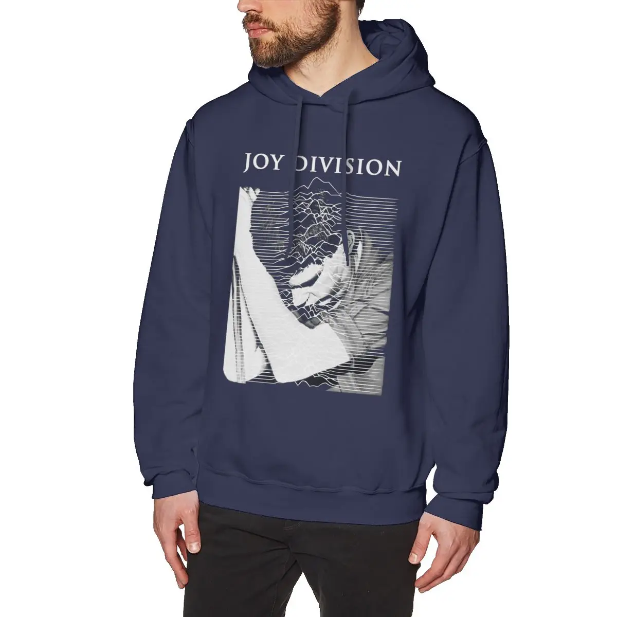 Мужская мода Joy Division Толстовка Geek на заказ для мужчин хип хоп длинный рукав Модное Новое поступление, горячая распродажа - Цвет: navy