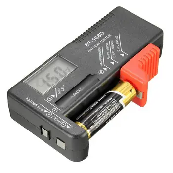 

Digital Battery Tester Button Cell Batteries Capacity Detector For AA/AAA/C/D/9V/1.5V Lithium Battery Volt Tester Checker