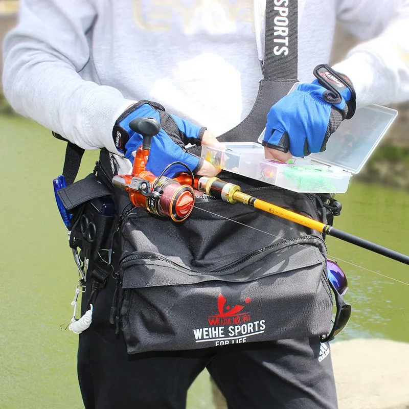 PROD 1005002740153916 Portable Fishing Bags Fishing Gear Waterproof Bag
Waist Pocket Travel Outdoor Sport Multi-function Diagonal Span Pocket