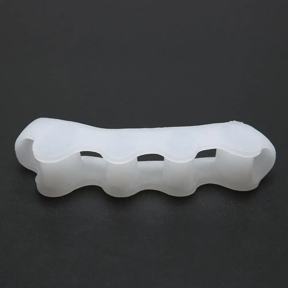 2Pcs/set Corrector Toe Protector Silicone Toe Separating Gel Toe Separator Flexible Finger Spacer Preventing Blisters Nail Tool