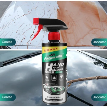 

Car Spray Ceramic Coating Nano Glass Plated Crystal Liquid Hydrophobic Coating Waterproof Agent Liquid Polish VS 9H