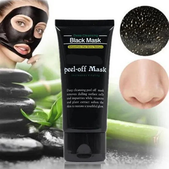 Черная маска для лица, средство для удаления черных точек, глубокое очищение угрей, уход, маска для удаления черных точек, инструмент для красоты для женщин и мужчин