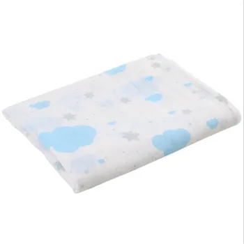 

Bamboo Baby Blanket Cartoon Soft 70% Bamboo 30% Cotton Infant Printed Wrap Blankets Newborn Swaddle Rainbow Muslin Blanket