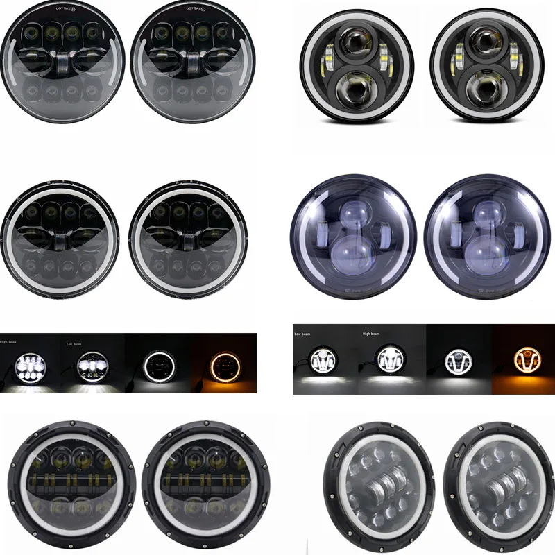 7 inch led headlight lamp