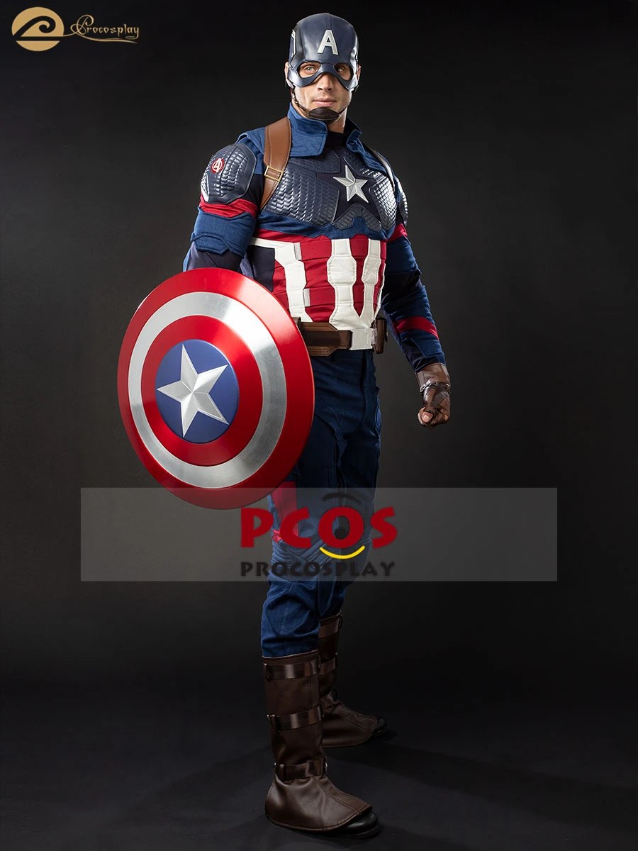 Officiële Trailers Steve Rogers Captain America Cosplay Kostuum Avengers: Endgame Cosplay Kostuum Mp004310