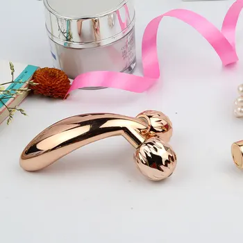 

Face Lift 3D Roller Massager 360 Rotate Silver Thin Face Body Shaping Anti-wrinkle Face Eye massage Massage Roller