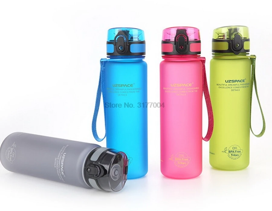  100pcs 350/500/650/1000 ml 폭발 스포츠 야외 여행 휴대용 leakproof tritan 플라스틱 bpa 무료 물병 컵