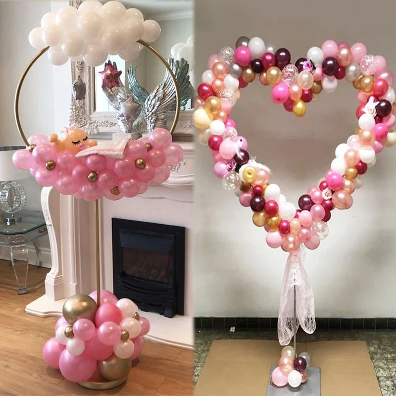 Round balloon stand arch balloons wreath ring for wedding decoration ...