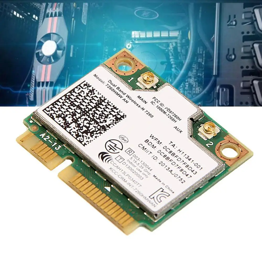 Двухдиапазонная беспроводная сетевая карта для Intel Dual Band card Mini 2 4G 7260 & 7260HMW 5G wireless AN