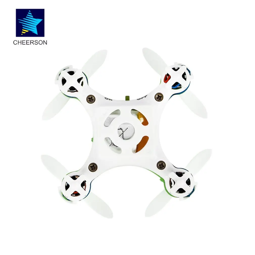 Зеленый Радиоуправляемый квадрокоптер вертолеты мини для Cheerson CX10 2 4G 4CH 6 осей