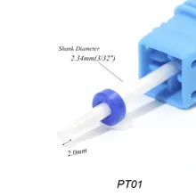 Керамическая Шлифовальная головка для ногтей, керамическое сверло для дизайна ногтей, пилочка для ногтей, Маникюрный Инструмент для полировки ногтей, сверло для очистки кутикулы
