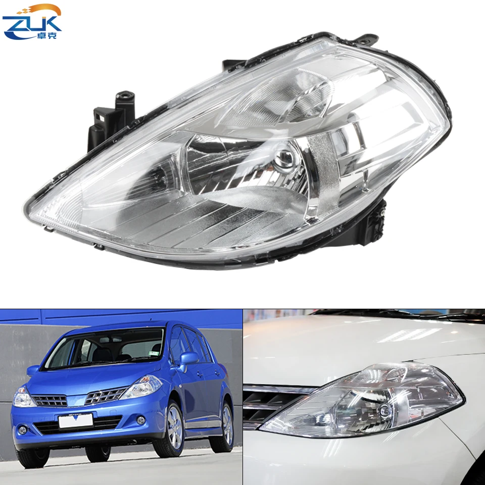 ZUK бампер передний головной светильник фара sub-assy для NISSAN TIIDA LATIO VERSA C11 SC11 2008 2009 2010 |