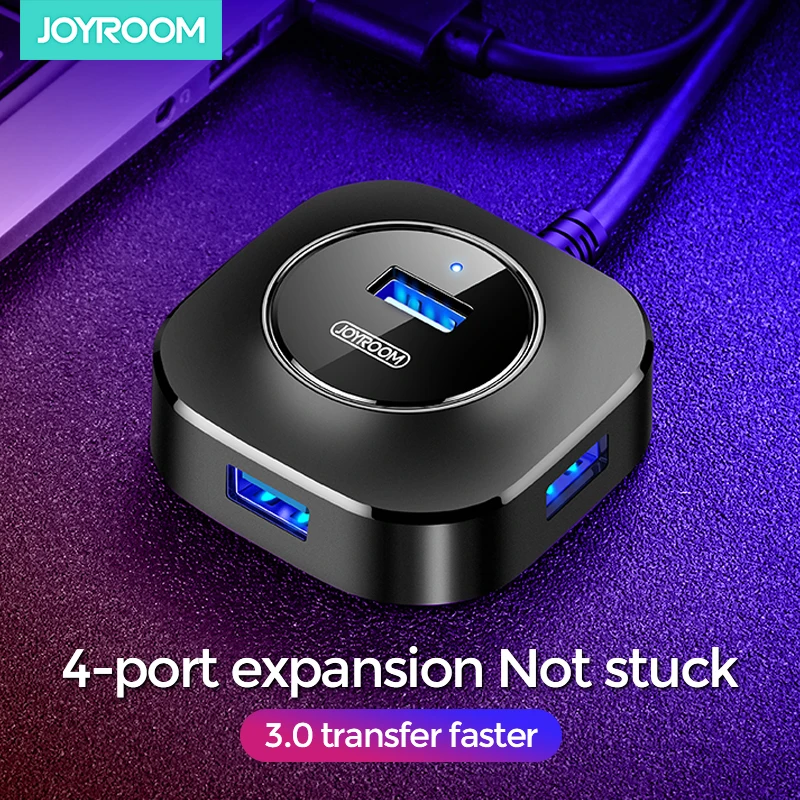 541.26руб. 45% СКИДКА|Joyroom USB Hub 3,0 концентратор USB 2,0 адаптер 4 порта скорость несколько usb3.0 адаптер с Micro USB для компьютера USB сплиттер 0,25 м|USB-хабы| | - AliExpress