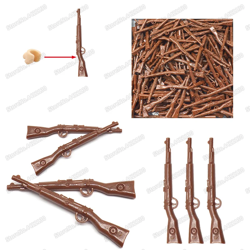 Weapons Military Building Blocks 98k Gun Model Rifle Army ww2 Soldier Figures Special Forces PUBG Moc child christmas gift Toys