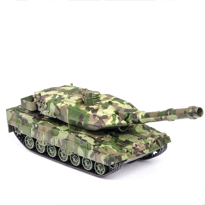 Модель военного танка 1/32 модель из сплава со звуком и светом может запускать