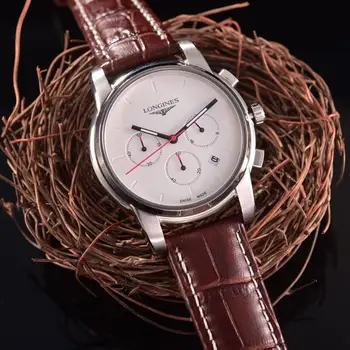 

2020 New Longines-Classic Men's and Women's Three-Hand Automatic Movement AAA Elegant Quartz Watch Leisure Sports Gift Watch1008