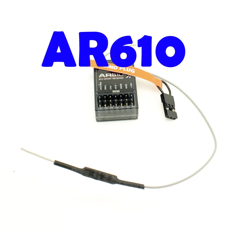

6CH AR610 6-Channel Aircraft Receiver AR6210 AR600 Digital Spread Modulation 2 AND XPLUS