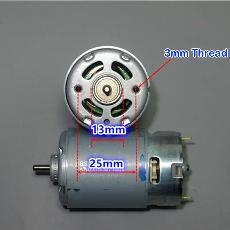 Япония Mabuchi RS 550VC 7527 DC 5V12V14V вольт 1 33a Dia 3 17 мм высокоскоростной мощный двигатель