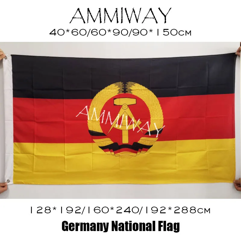 Флаги и баннеры AMMIWAY для коммунистивечерние Германии односторонние большие