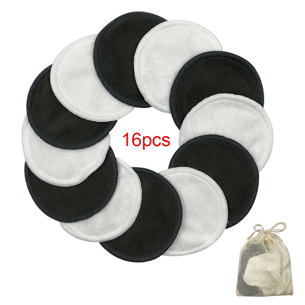 16Pcs-Makeup-Remover-Pads-Reusable-Cotton-Pads-Make-Up-Facial-Remover-Bamboo-Fiber-Facial-Skin-Care