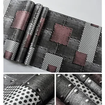 

10m waterproof industrial style vintage PVC wallpaper for bedroom living room office kitchen wall papers home decor bedroom