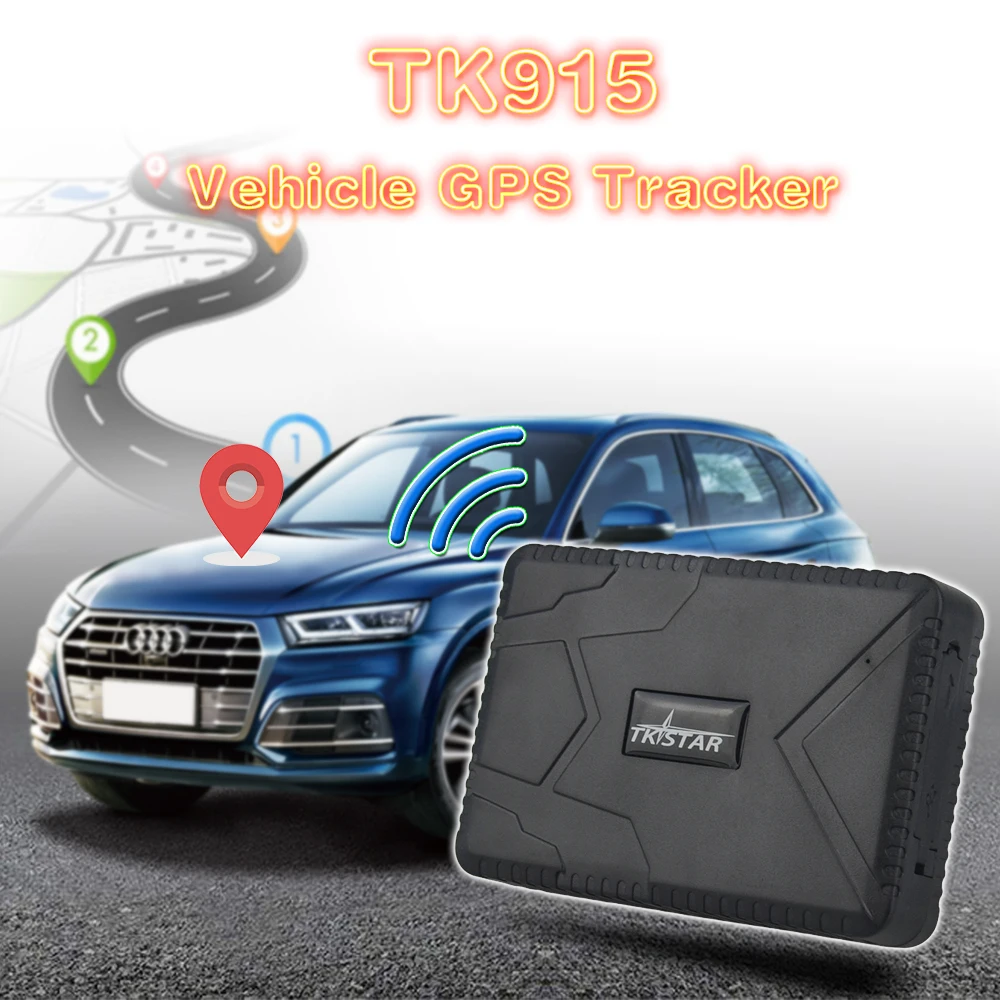 Vehicle Car GPS tracker TKSTAR TK915 with magnet 10000mah battery long standby waterproof car gps locator