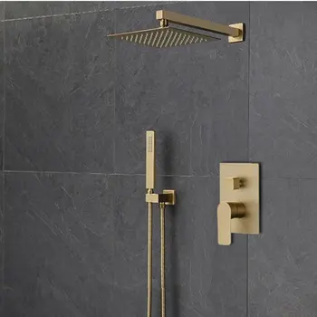 

Dark outfit shower two shower set function embedded box enter wall type shower